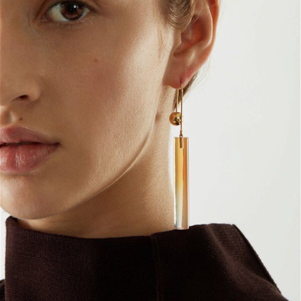 COS Recycled Glass Drop Earrings